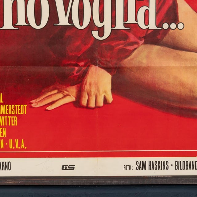 Vintage Italian Film Poster for Inga, 1971 For Sale - Image 9 of 18