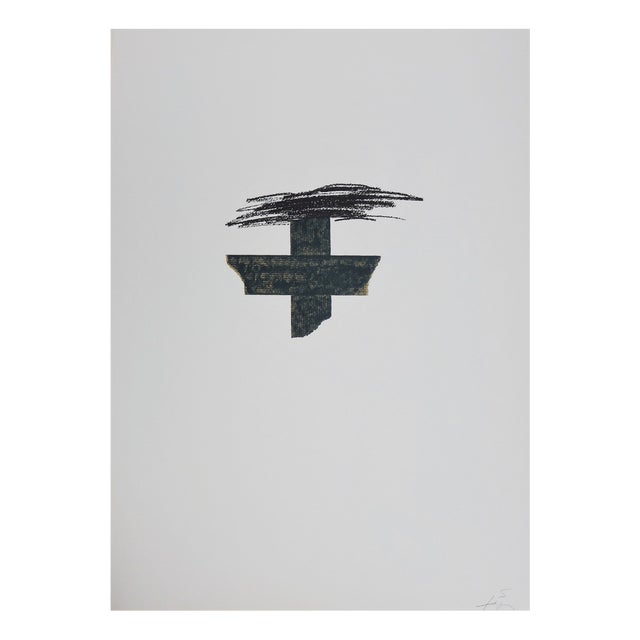 Antoni Tapies, Llambrec 1, 1975, Lithograph For Sale