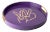 Hunt Slonem Bunny Drinks Tray, Purple For Sale