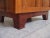 Vintage Applewood Bedside Tables with Red Marble Top, Set of 2 For Sale - Image 3 of 6