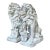 Vintage Italian Cast Cement Lion Statues - A Pair For Sale