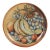 1980s Signed Capelo Mexican Pottery Plate | Guanajuato Majolica Fruit Still Life For Sale