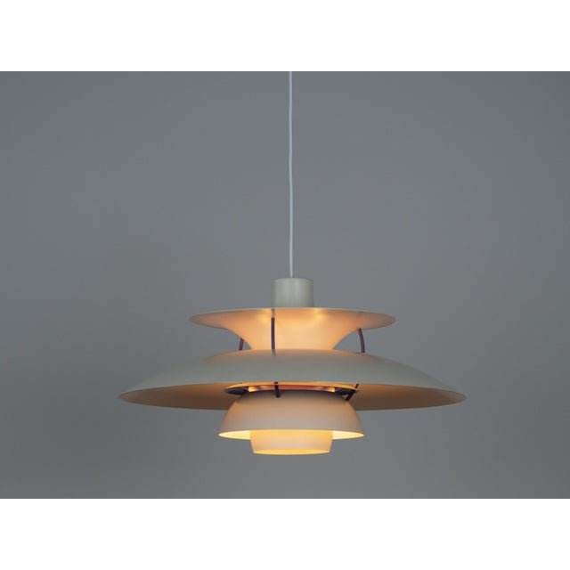 Vintage PH 5 Pendant Lamps by Poul Henningsen for Louis Poulsen, Denmark, 1958, Set of 2 For Sale - Image 5 of 18