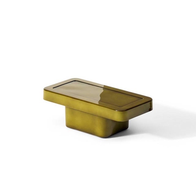 Gold Ardys Green Low Table by Patricia Urquiola for Cassina For Sale - Image 8 of 10