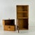 Mustard Spectacular Diminutive Antique Painted Pine Apothecary 3 Compartment Cupboard With Labels For Sale - Image 8 of 16