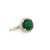Natural Emerald Diamond Ring 14k Gold 2.83 TCW Certified For Sale In New York - Image 6 of 12