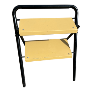 Mid Century Modern Folding Metal Step Stool