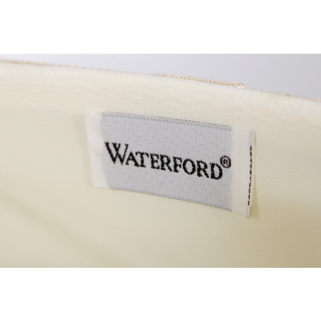 1980s Waterford Brass & Crystal 2 Light Desk Lamp For Sale - Image 16 of 17