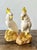 Vintage Glazed Ceramic Cockatoos - A Pair For Sale - Image 11 of 12