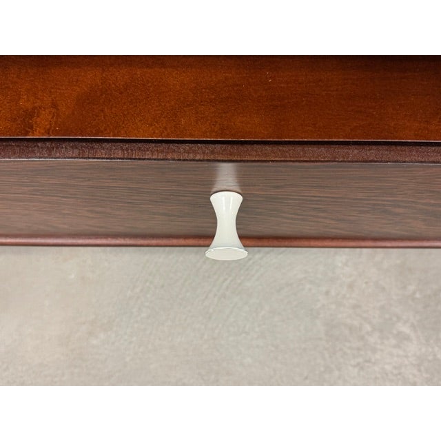 1950s Refinished Rosewood George Nelson Thin Edge Nightstands - A Pair For Sale - Image 9 of 10