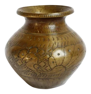 Vintage Bronze Nepal Ritual Vase