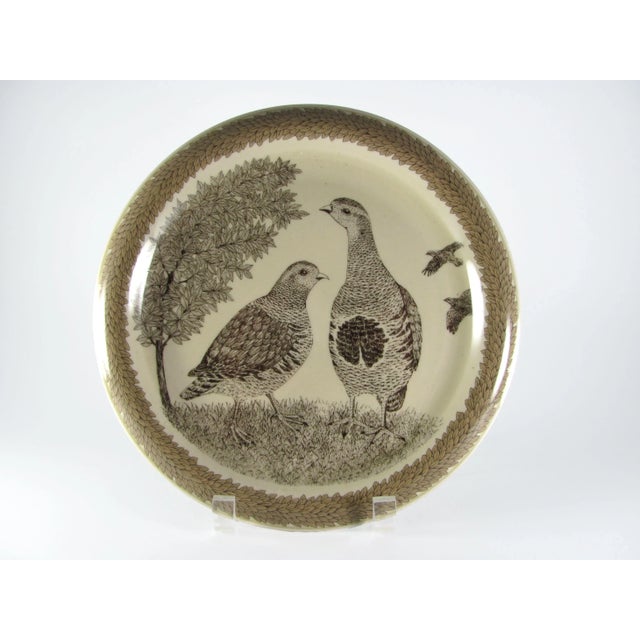 Late 20th Century Rosenthal Thomas Perdix Patridge Dinner Wall Plate For Sale - Image 5 of 5