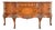 Berkey & Gay Antique Georgian Burled Walnut Bow Front Sideboard or Bar Cabinet, Circa 1920s For Sale