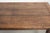 Brown Antique Oak Dining Table with Walnut Top and Drawer For Sale - Image 8 of 14