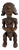 Large 20th Century Ritual African Tribal Statue in Wood For Sale