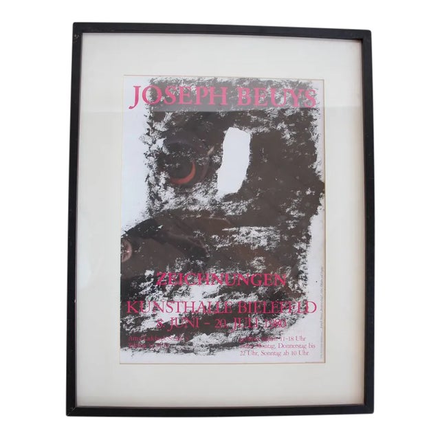 Kunsthalle Bielefeld Exhibition Poster by Joseph Beuys, 1980s For Sale