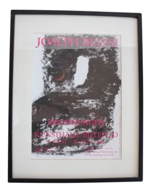 Kunsthalle Bielefeld Exhibition Poster by Joseph Beuys, 1980s
