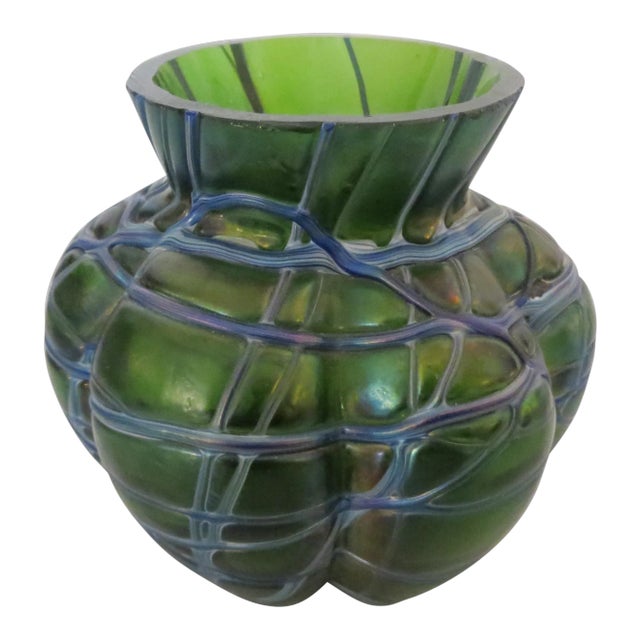 Early 20th Century Art Glass Vase For Sale