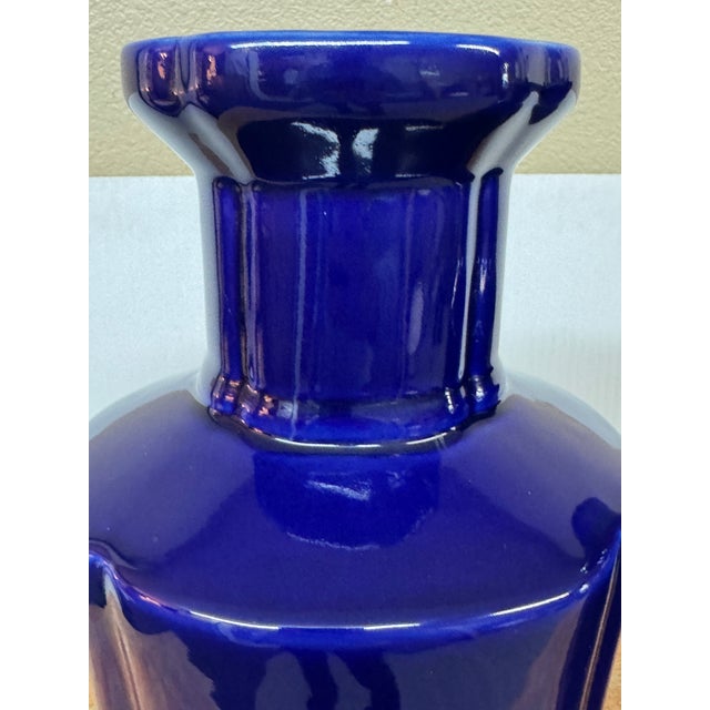 Martino Interiors Glazed Ceramic Bottle Vases, Pair For Sale - Image 10 of 12