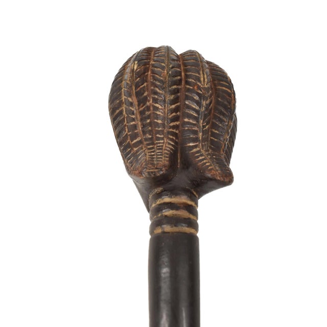 Mid-Century Ceremonial Wood Spoon For Sale - Image 4 of 5