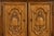 French Regency Louis XVI Carved Pecan Wood Marble Top Sideboard Buffet or Bar Cabinet by Stanley, Circa 1960s For Sale - Image 9 of 13