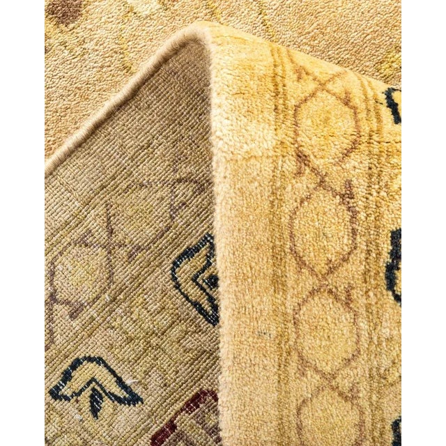 Mogul, One-of-a-Kind Hand-Knotted Area Rug in Yellow, 7' 10" x 9' 10" For Sale In New York - Image 6 of 8