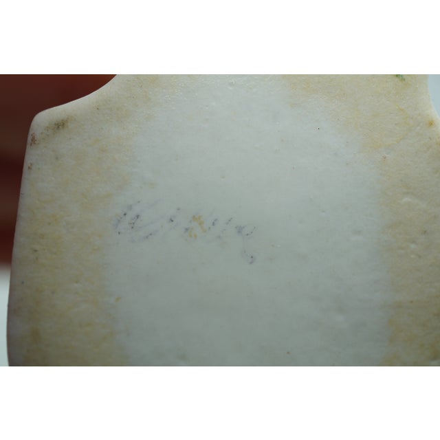 Antique Victorian Porcelain Brass Mount Courting Couple Pill Box 2" For Sale - Image 13 of 13