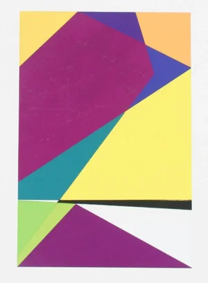 Abstract Gouache Painting I