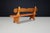 Alpine Sculptural Bench in Pine, France, 1970s For Sale - Image 4 of 16