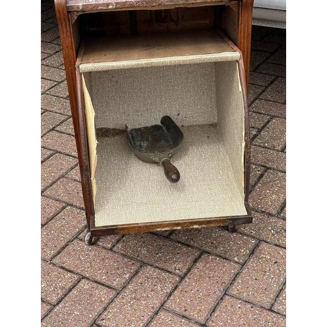 Victorian Walnut Coal Cabinet with Marble Top For Sale - Image 11 of 13