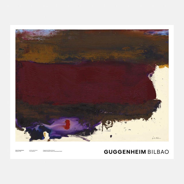 Helen Frankenthaler Requiem 1992 Official Exhibition Poster Dimensions: 39,3 x 27,5 in / 100 x 70 cm Sold unframed