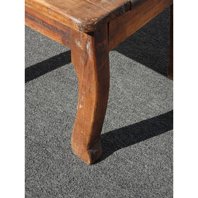 Vintage Rustic Country Style Side Chair W Carved Fruit Backrest For Sale - Image 12 of 14