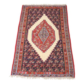 Middle Eastern Senne Kilim Rug For Sale