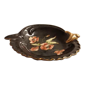 1950s Japanese Kutani Ashtray or Catchall Bowl