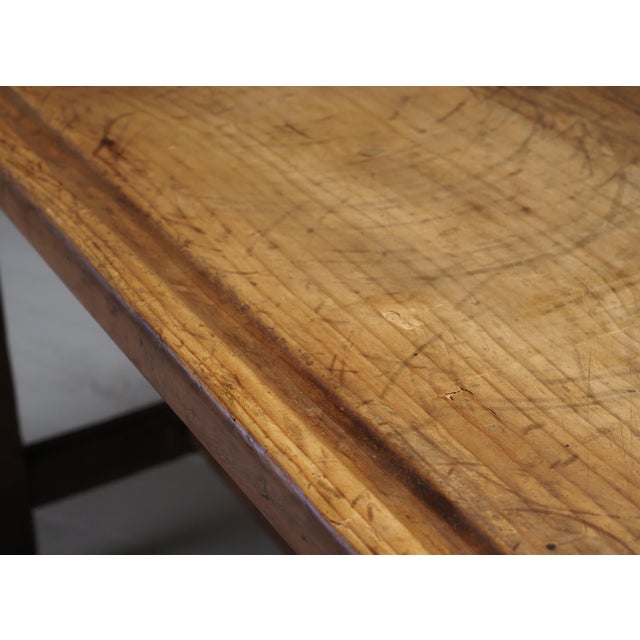 Vintage Italian Wooden Worktable For Sale - Image 13 of 16