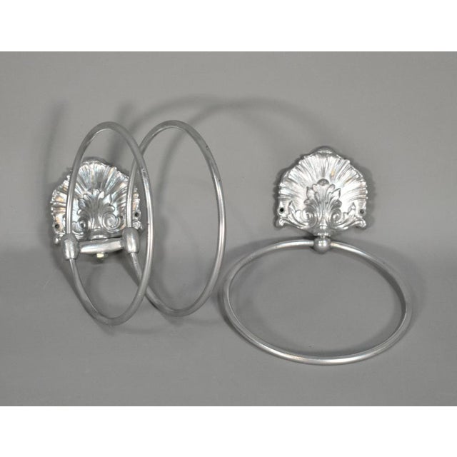 Vintage French Bathroom Accessories, 1970s, Set of 6 For Sale - Image 6 of 14