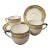 1910s Art Deco Royal Albert Crown China Tea Service - Set of 3 For Sale