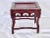 Wood Vintage Small Tabletop Rosewood Stand For Sale - Image 7 of 7