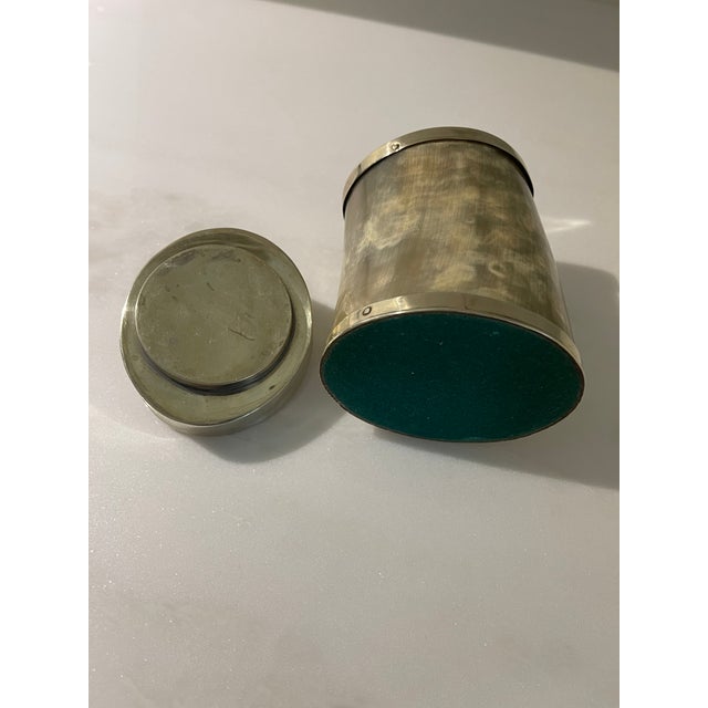 Metal Vintage Steer Horn Box Attributed to Anthony Redmile For Sale - Image 7 of 10