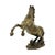 Vintage Feng Shui Bronze Rearing Horse Statue, 1950s For Sale - Image 3 of 16
