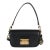 Black Calfskin Monogram Swing Bag For Sale