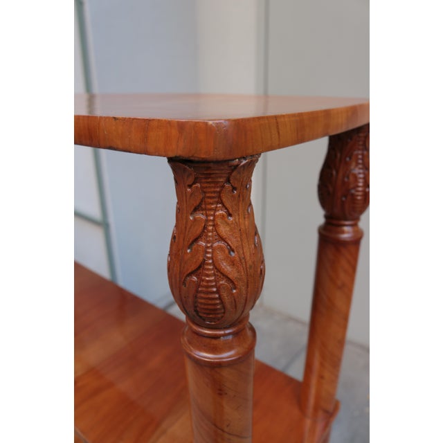 Brown Free Standing Biedermeier Book Shelf For Sale - Image 8 of 8