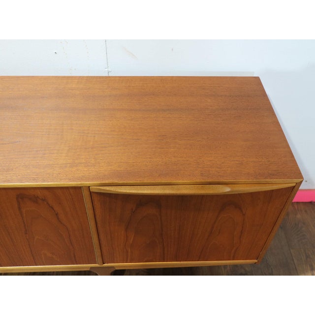 1960s Mid Century Modern Vintage Teak Sideboard Credenza by McIntosh For Sale - Image 4 of 15