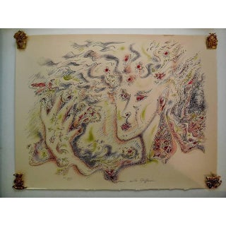 André Masson, Viviane French Original Surrealist Lithograph signed and numbered Andre Masson, 1975 For Sale