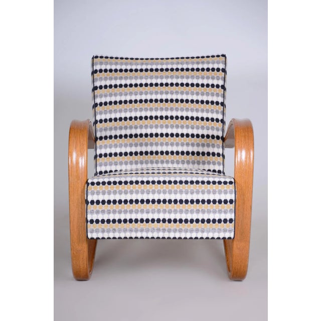 Art Deco H269 Armchair attributed to J. Halabala for Up Závody, 1930s For Sale - Image 11 of 11