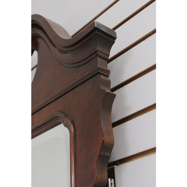 Drexel Heritage Heirlooms Collection Mahogany Wall Mirror For Sale - Image 9 of 14