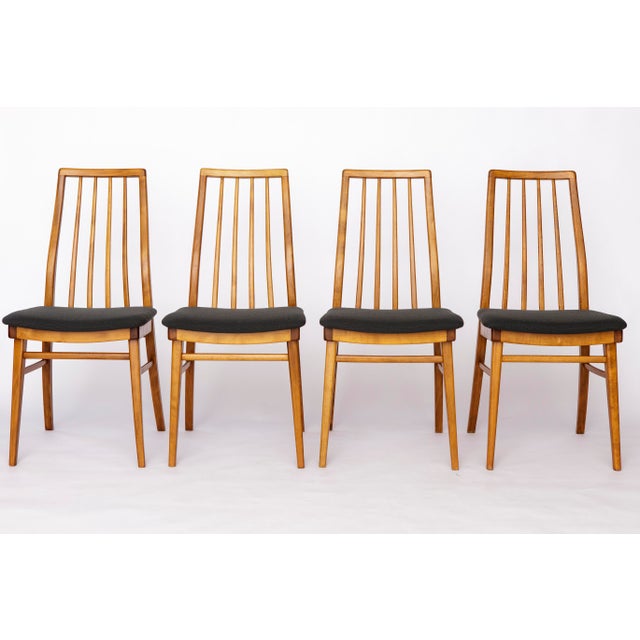 Vintage German Dining Chairs in Beech, 1960s, Set of 4 For Sale - Image 10 of 10