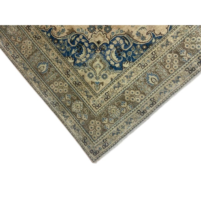 Vintage Middle Eastern Hand-Knotted Rug For Sale - Image 4 of 6