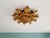 Gold Floral Ceiling Light in Gilded Metal from Banci Firenze, Italy, 1970 For Sale - Image 8 of 13