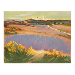 1994 Pascal Etchenic Lavender Field Lithograph